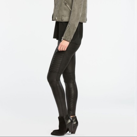 Spanx Moto Black Leggings - Picture 4 of 5